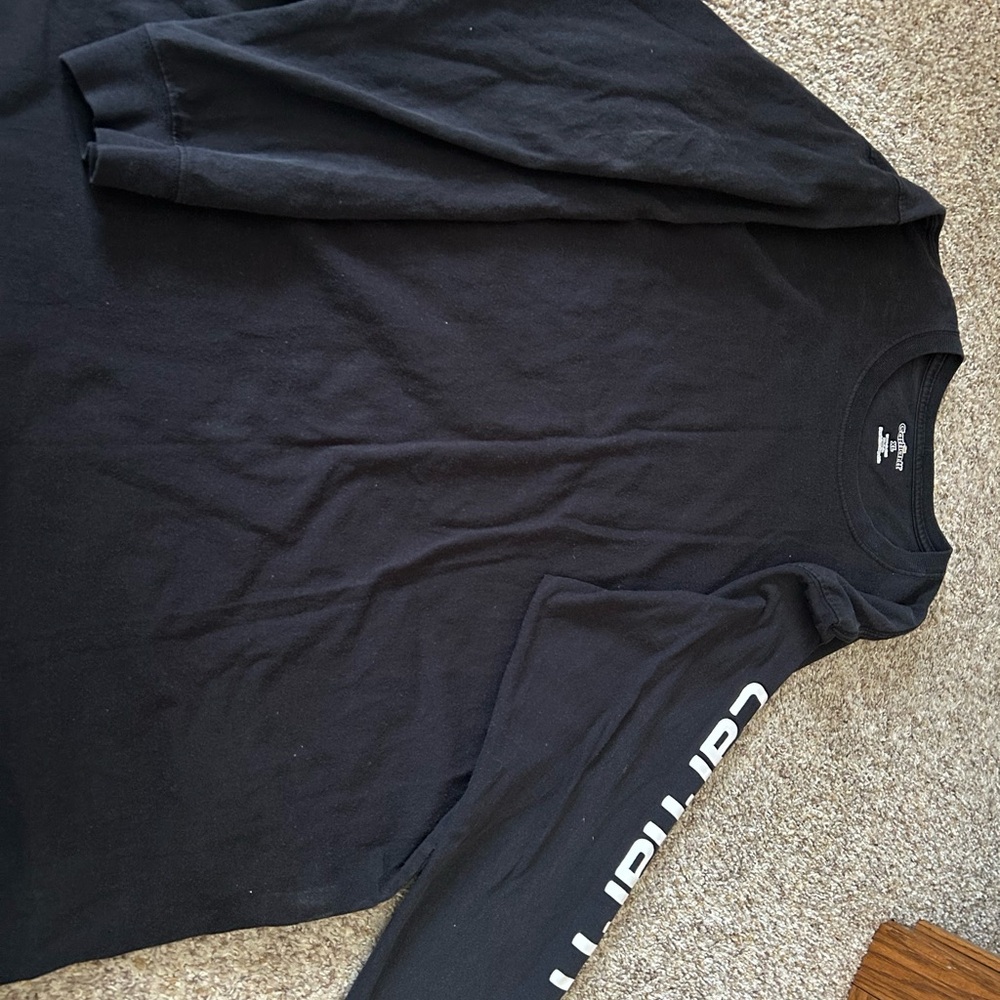 Carhartt Men's Long Sleeve Black Tee